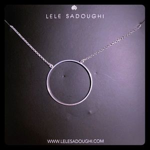 Silver Circle Necklace